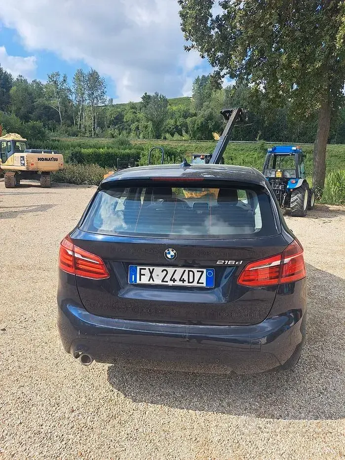 Usata BMW 216 Active Tourer 116 CV (85 kW) 2019 Blu Monovolume