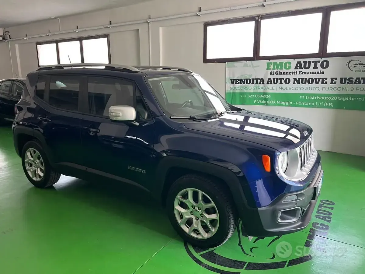 Usata Jeep Renegade Limited 120 CV (88 kW) 2017 Bluazzurro SUV