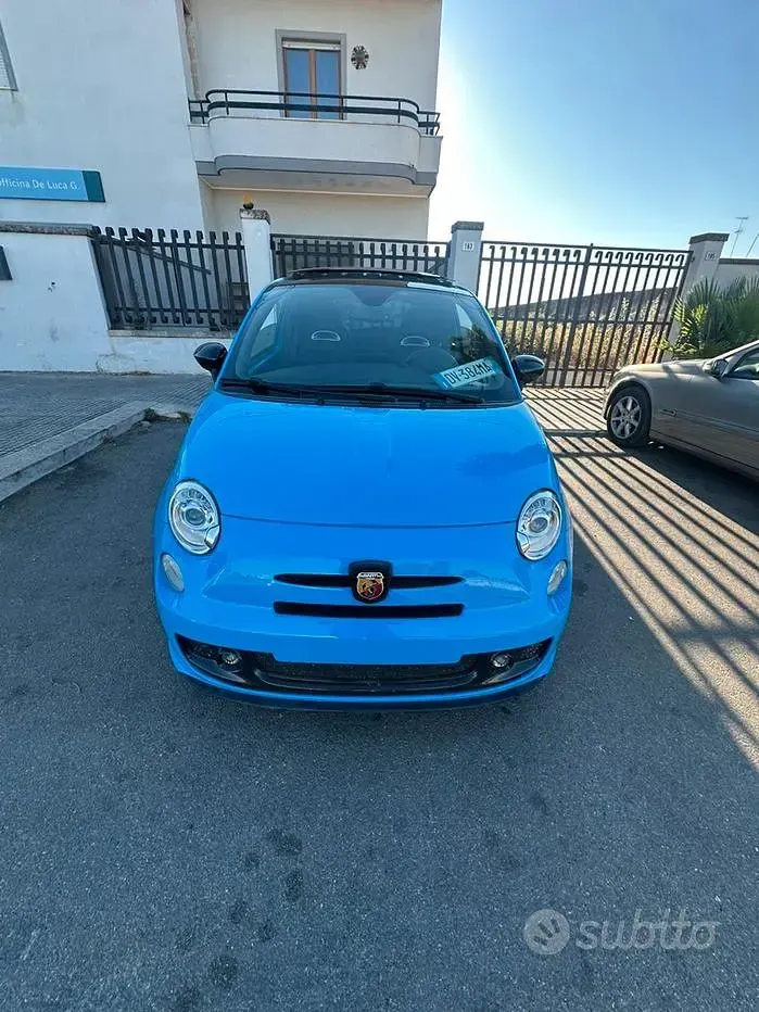Usata Abarth 500 135 CV (99 kW) 2009 Blu Utilitaria