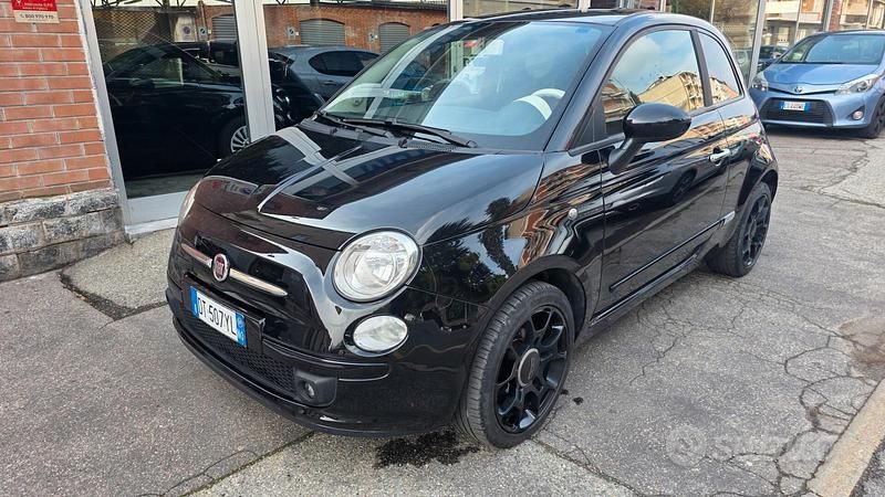 Usata Fiat 500 Sport 75 CV (55 kW) 2009 Nero Cabrio