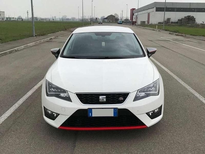 Usata Seat Leon 150 CV (110 kW) 2015 Bianco Berlina