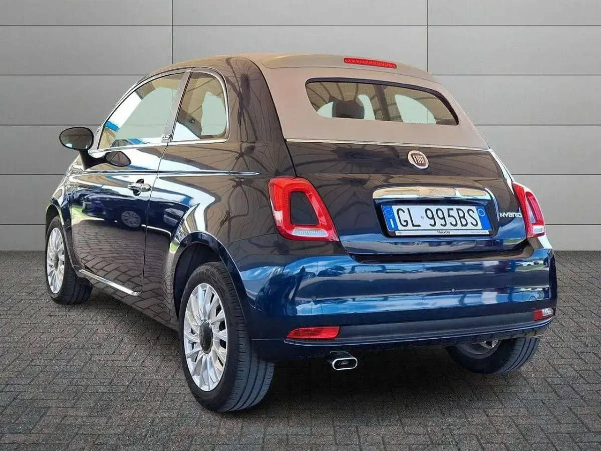 Usata Fiat 500C Dolcevita 69 CV (50 kW) 2022 Blue met Cabrio
