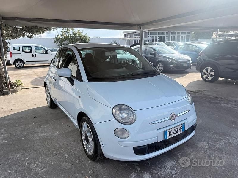Usata Fiat 500 75 CV (55 kW) 2009 Blu Cabrio