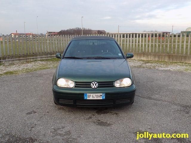 Usata VW Golf Cabriolet Highline 101 CV (74 kW) 2000 Verde Cabrio