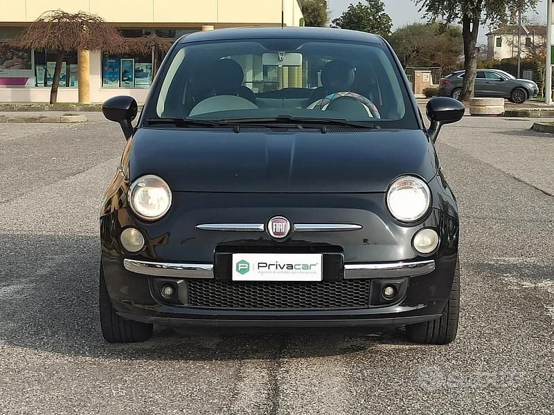 Usata Fiat 500 75 CV (55 kW) 2009 Nero Cabrio