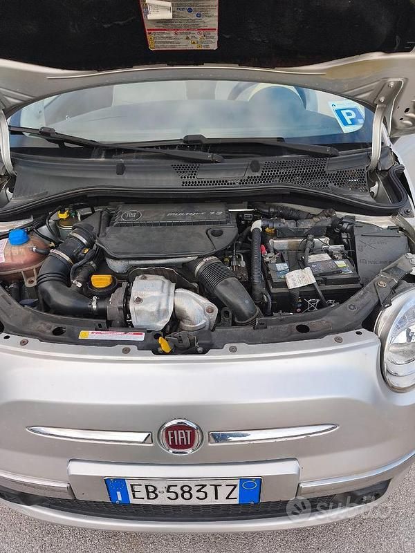 Usata Fiat 500 95 CV (69 kW) 2009 Grigio Cabrio