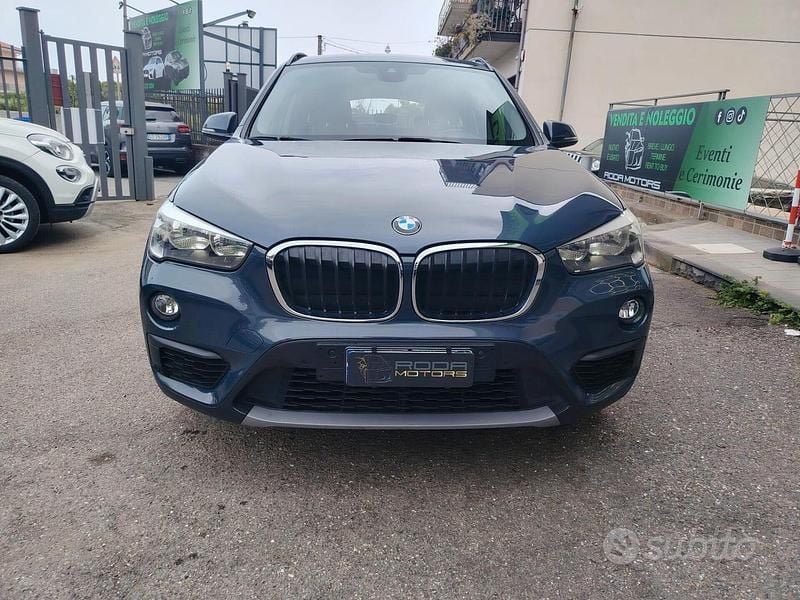Usata BMW X1 Efficient Dynamics 150 CV (110 kW) 2016 Blu SUV
