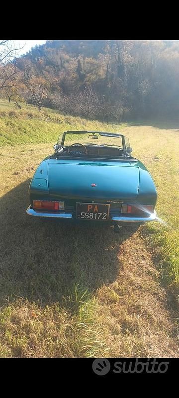 Usata Fiat 124 Spider Sport 1960 Verde Cabrio