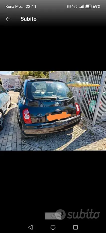 Usata Nissan Micra 80 CV (58 kW) 2006 Nero Berlina