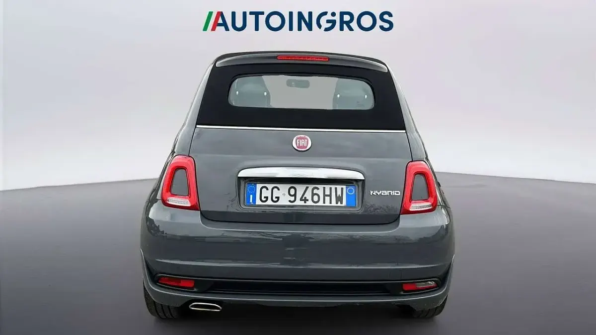 Usata Fiat 500C Connect 69 CV (50 kW) 2021 Grigio carrara Cabrio
