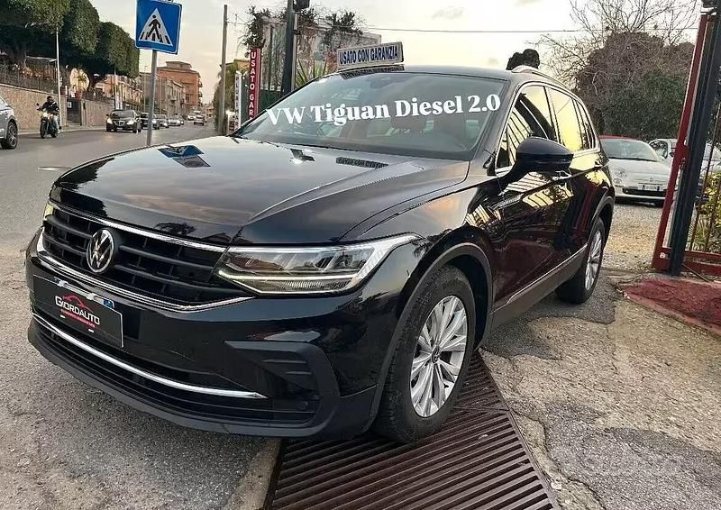 Usata VW Tiguan Life 150 CV (110 kW) 2021 Nero SUV