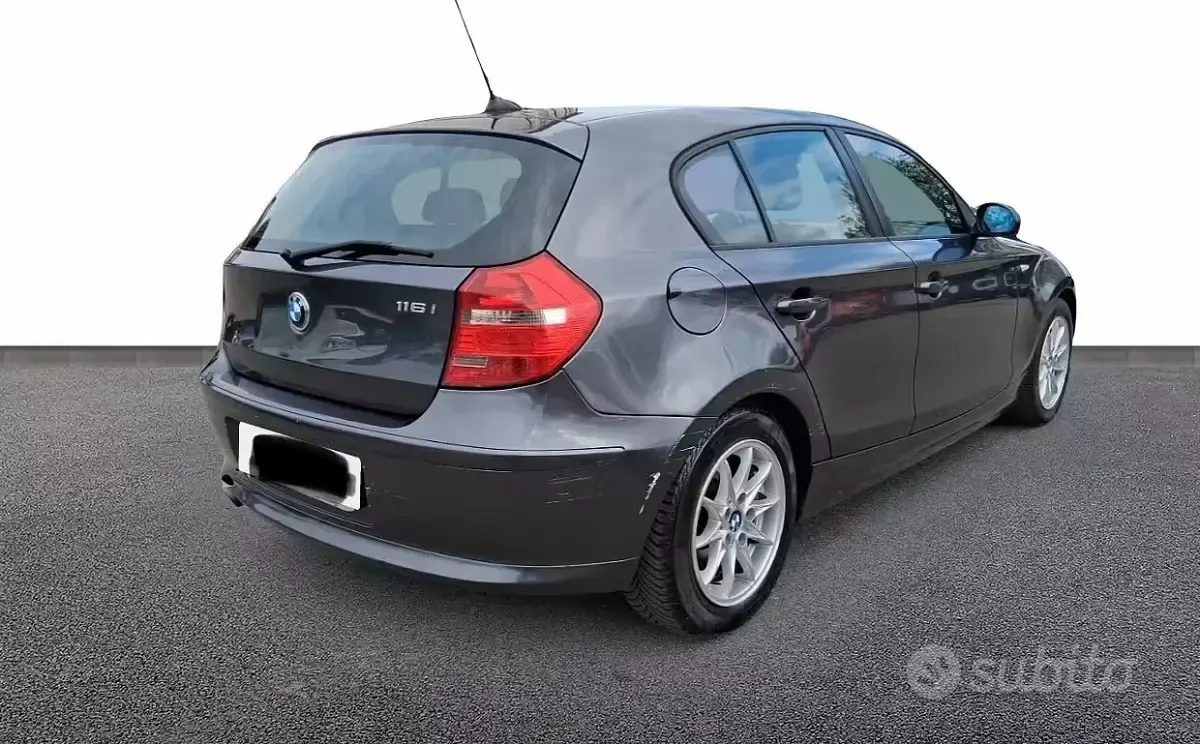Usata BMW 116 Comfort Edition 122 CV (89 kW) 2007 Grigio Utilitaria