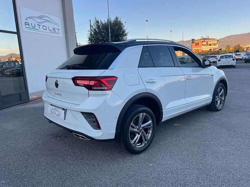 Usata VW T-Roc R-line 110 CV (80 kW) 2022 Bianco SUV
