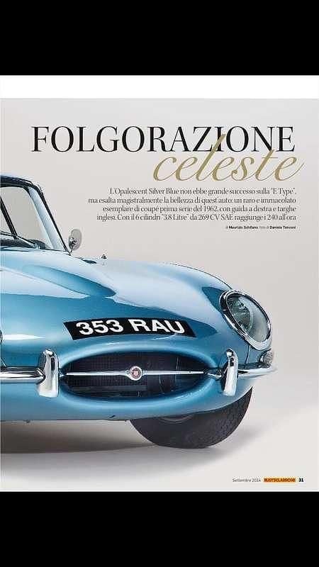 Usata Jaguar E-Type 265 CV (194 kW) 1962