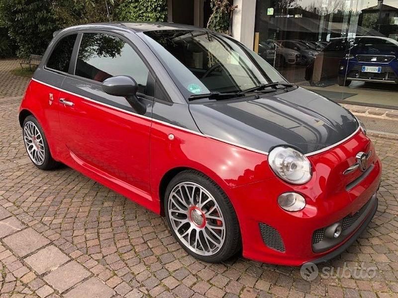 Usata Abarth 595 Turismo 160 CV (117 kW) 2013 Rosso Utilitaria