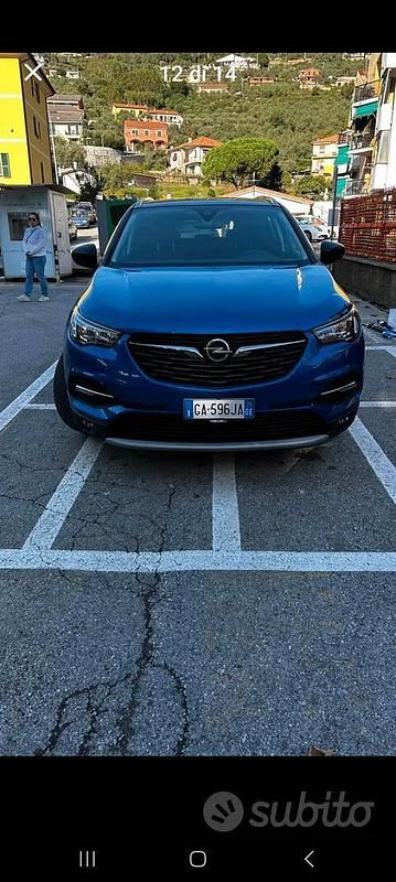 Usata Opel Grandland X 130 CV (95 kW) 2020 Blu SUV