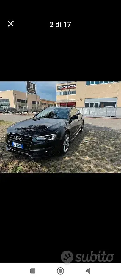 Usata Audi A5 150 CV (110 kW) 2016 Nero Coupé