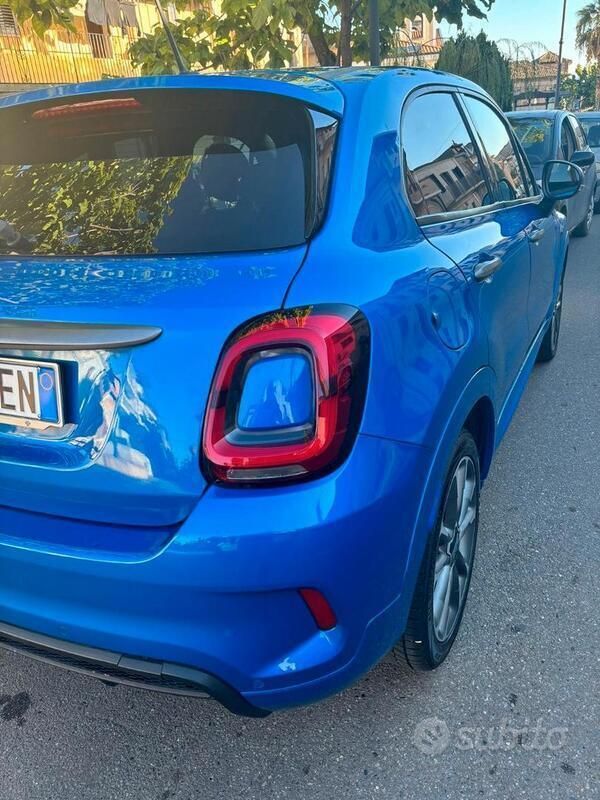Usata Fiat 500X 130 CV (95 kW) 2022 Blu SUV