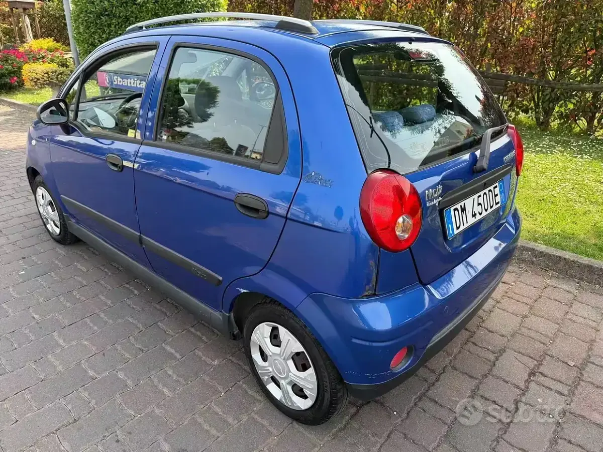 Usata Chevrolet Matiz 52 CV (38 kW) 2008 Bluazzurro Utilitaria