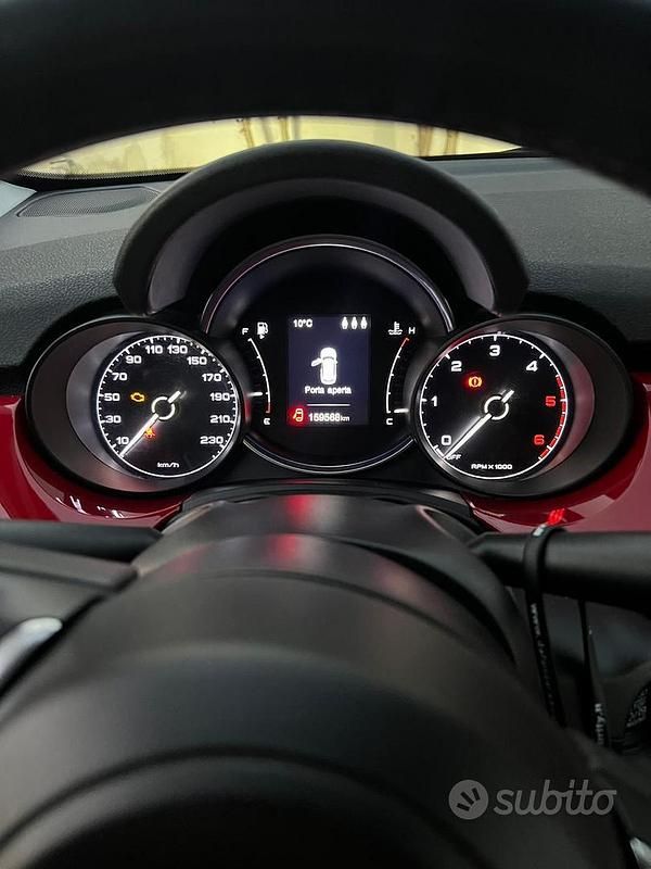 Usata Fiat 500X Cross 120 CV (88 kW) 2018 Rosso SUV