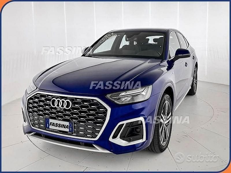 Usata Audi Q5 S-line plus 204 CV (150 kW) 2023 Blu/azzurro SUV