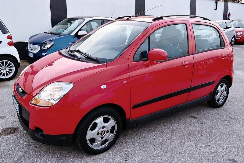Usata Chevrolet Matiz 66 CV (48 kW) 2009 Rosso Utilitaria