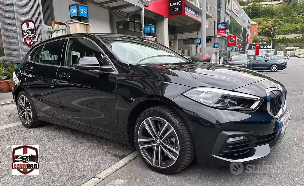 Usata BMW 116 Advantage 116 CV (85 kW) 2022 Nero Utilitaria