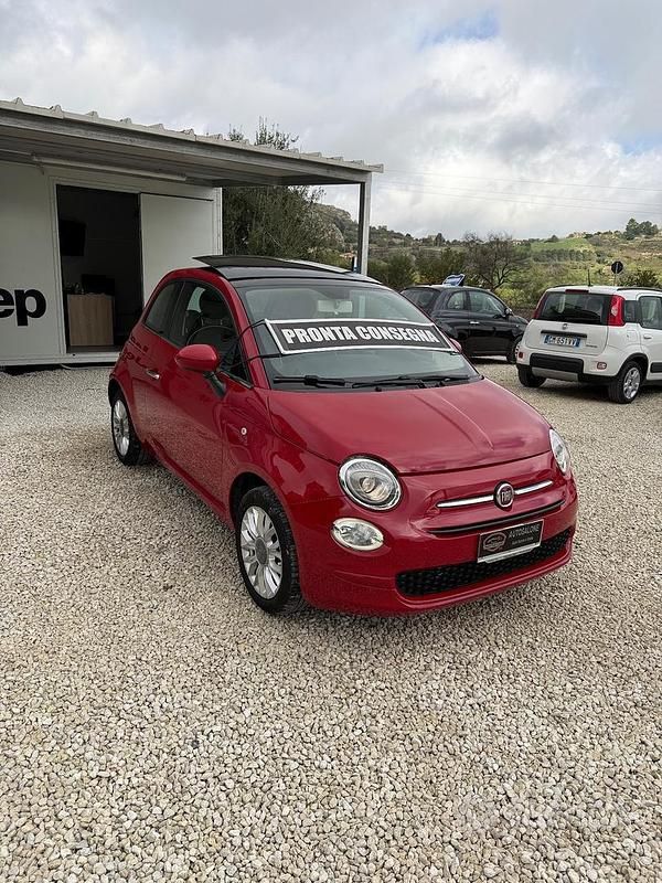 Usata Fiat 500 Lounge 69 CV (50 kW) 2015 Rosso Berlina