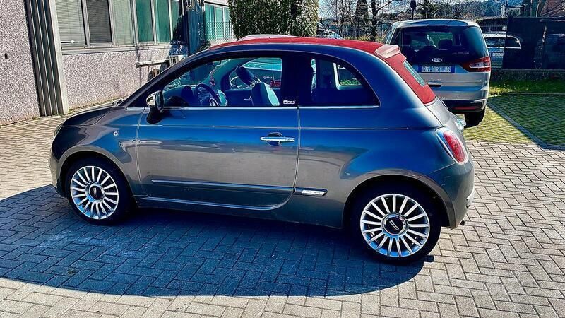 Usata Fiat 500C 95 CV (69 kW) 2014 Grigio Cabrio