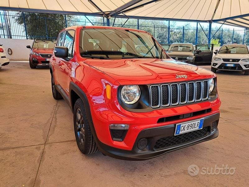 Usata Jeep Renegade Longitude 130 CV (95 kW) 2022 Rosso SUV
