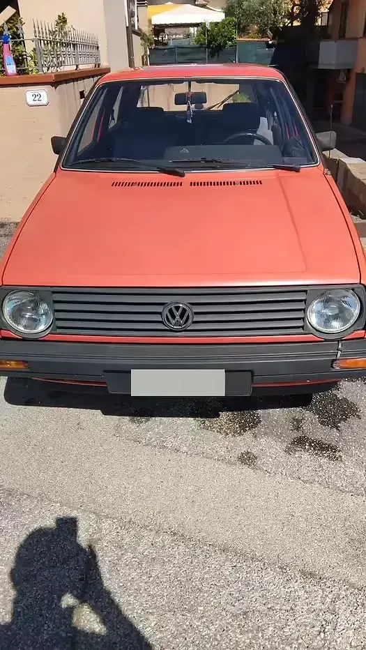 Usata VW Golf II 54 CV (39 kW) 1986 Rosso Utilitaria