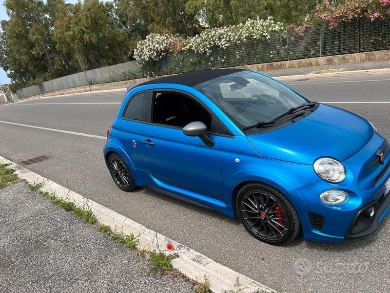 Usata Abarth 595 Competizione 180 CV (132 kW) 2021 Blu Utilitaria