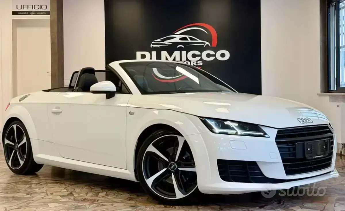 Usata Audi TT Roadster S-Line 230 CV (169 kW) 2015 Bianco Cabrio
