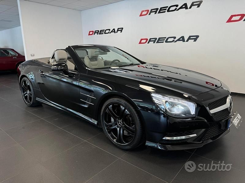 Usata Mercedes SL350 Premium 306 CV (225 kW) 2014 Nero Cabrio