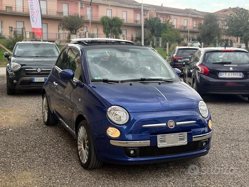 Usata Fiat 500 Lounge 69 CV (50 kW) 2011 Blu Berlina
