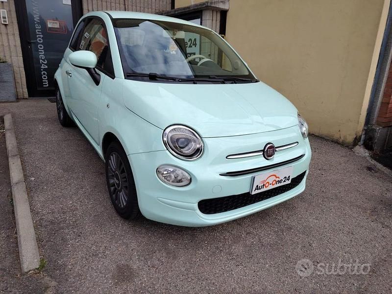 Usata Fiat 500 Pop Star 69 CV (50 kW) 2016 Verde acqua pastello Utilitaria