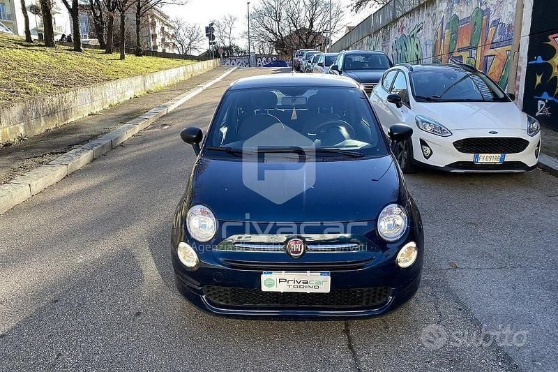 Usata Fiat 500 Club 69 CV (50 kW) 2022 Blu Utilitaria