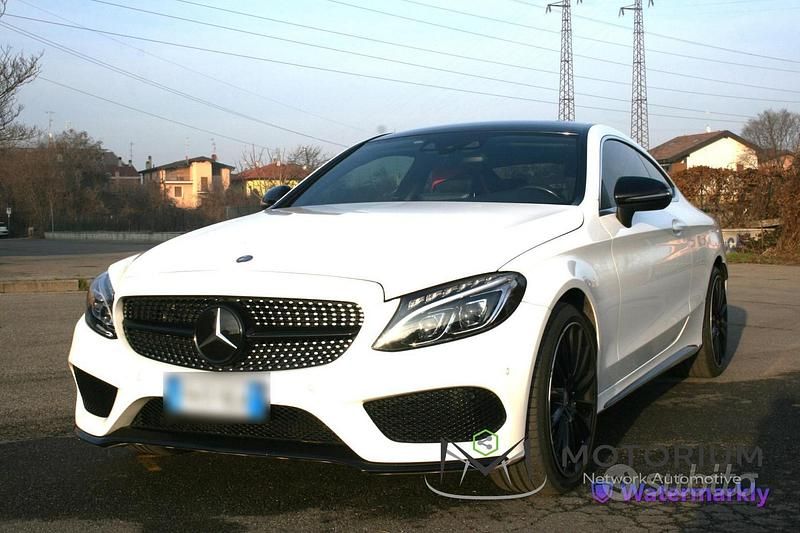 Usata Mercedes C250 Premium Plus 204 CV (150 kW) 2017 Bianco Coupé