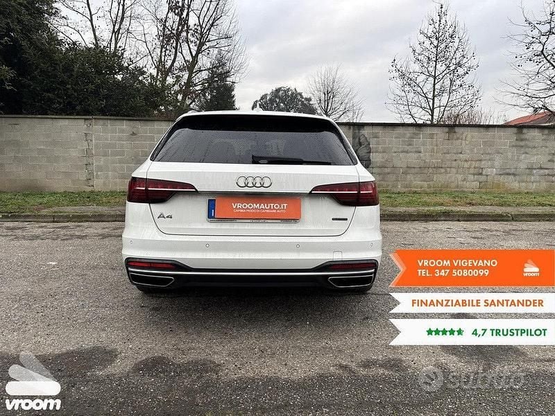 Usata Audi A4 Advanced Plus 244 CV (179 kW) 2020 Bianco Station wagon