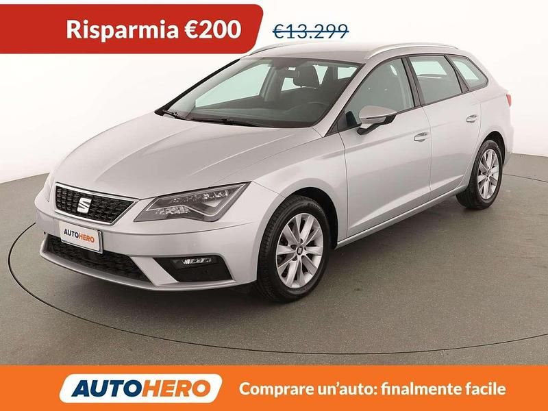 Usata Seat Leon Business 150 CV (110 kW) 2017 Argento Station wagon