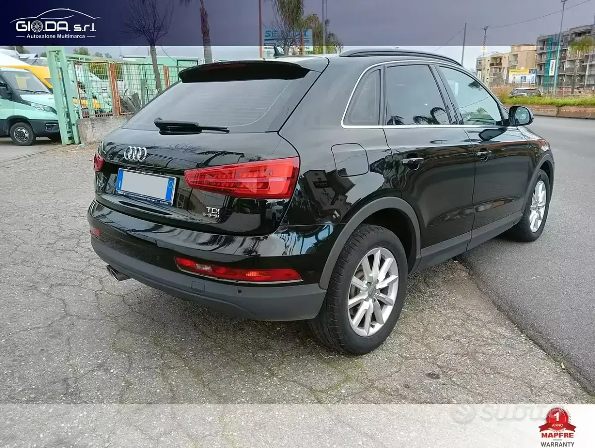 Usata Audi Q3 150 CV (110 kW) 2015 Nero SUV