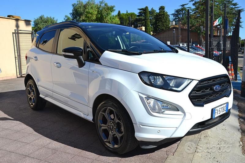 Usata Ford Ecosport ST-Line 125 CV (91 kW) 2019 Bianco SUV