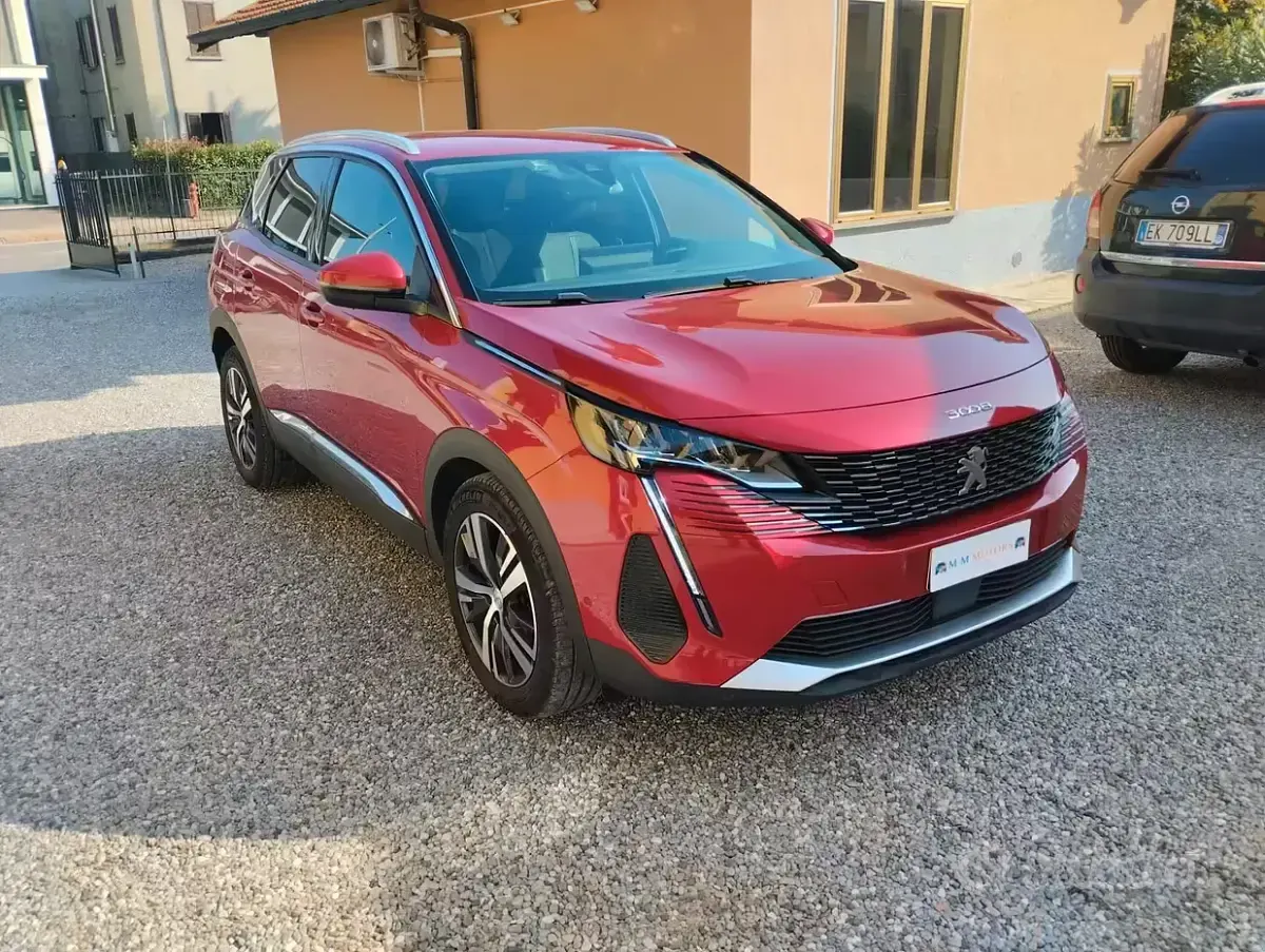 Brugt Peugeot 3008 Allure 131 HK (96 kW) 2021 Rød SUV
