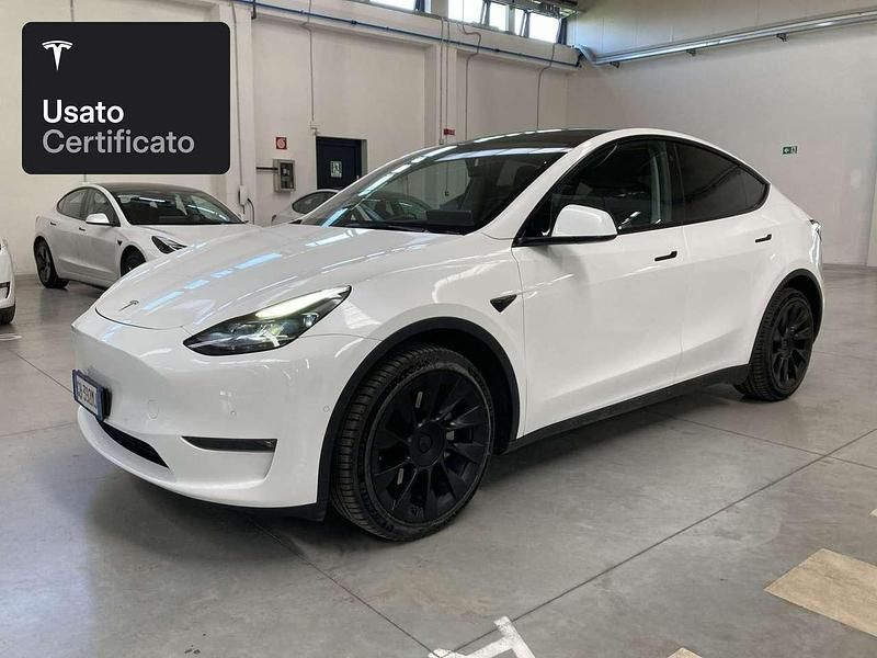 Usata Tesla Model Y Long Range AWD 258 kW (351 CV) 2022 Pearl white multicoat SUV