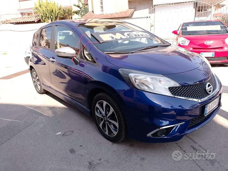 Usata Nissan Note N-TEC 90 CV (66 kW) 2015 Blu Utilitaria