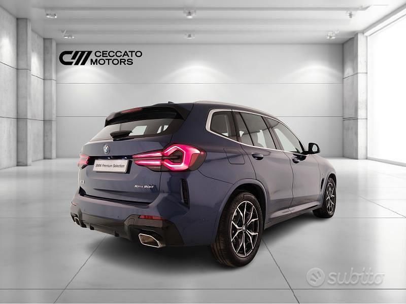Usata BMW X3 M Sport 190 CV (139 kW) 2021 Blu SUV