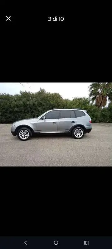 Usata BMW X3 170 CV (125 kW) 2008 Argento SUV
