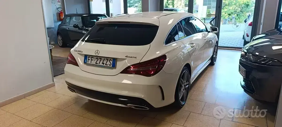 Usata Mercedes CLA200 Premium 136 CV (100 kW) 2017 Bianco Coupé