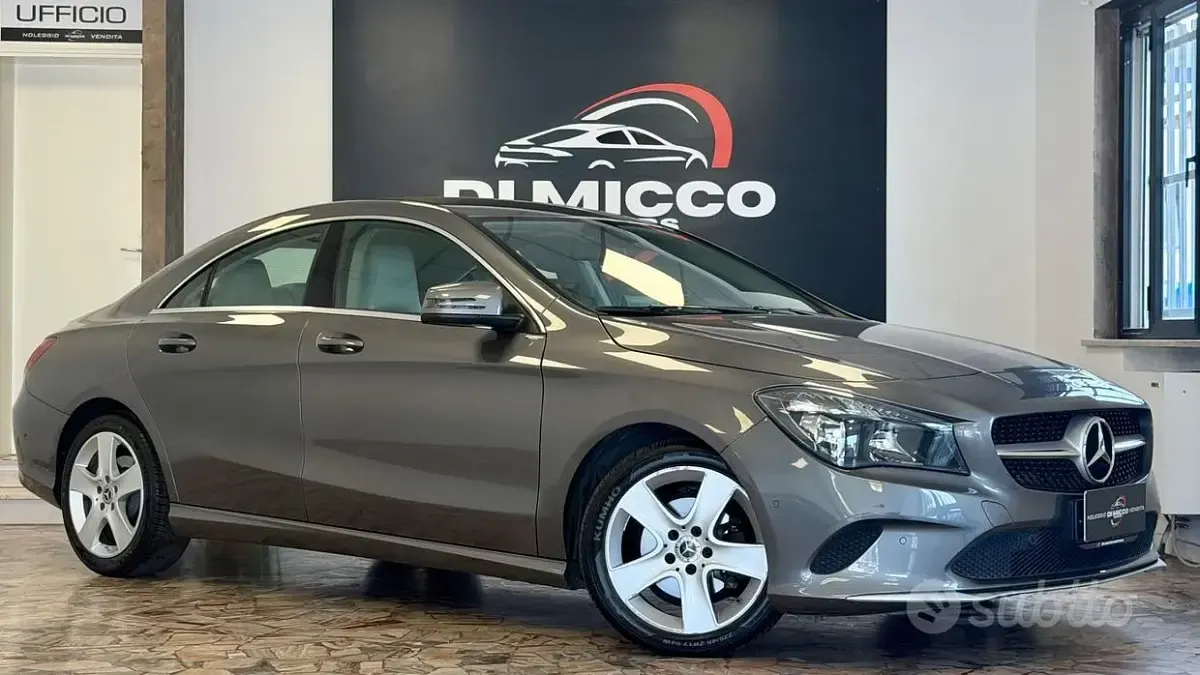 Usata Mercedes CLA200 Executive 136 CV (100 kW) 2018 Grigio Coupé