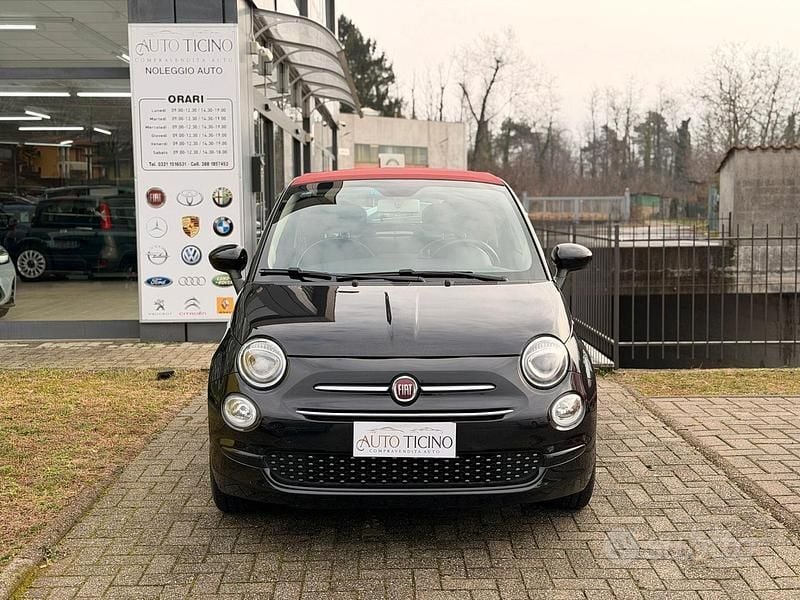 Usata Fiat 500C Lounge 69 CV (50 kW) 2018 Blu Cabrio